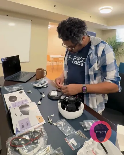 Unboxing and assembling Reachy Mini, shared by Jason Michael Perry