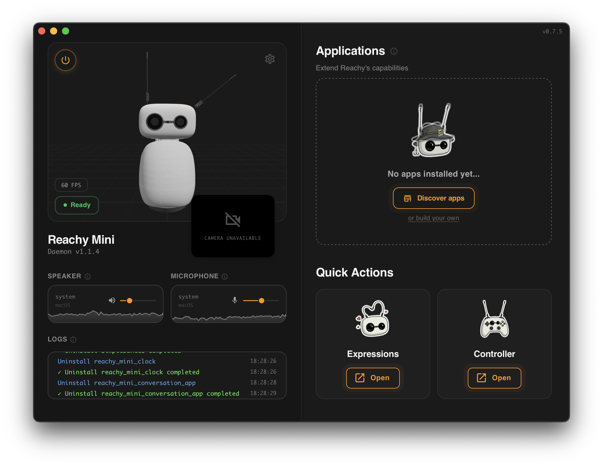Reachy Mini Control App